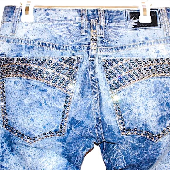 Real 100% Authentic ROBIN’S JEAN Men 30 or 33 - Picture 3 of 8